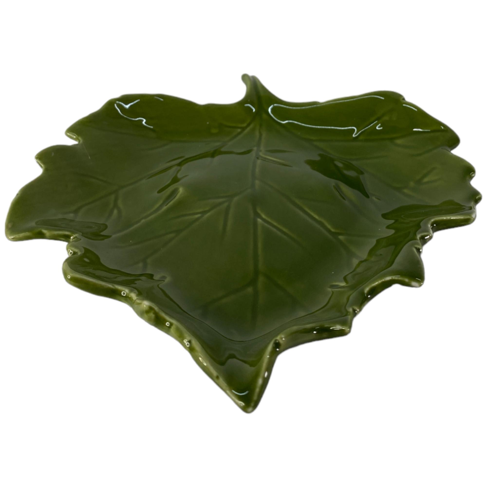 CERAMIC LEAF PLATE - 200-6600815