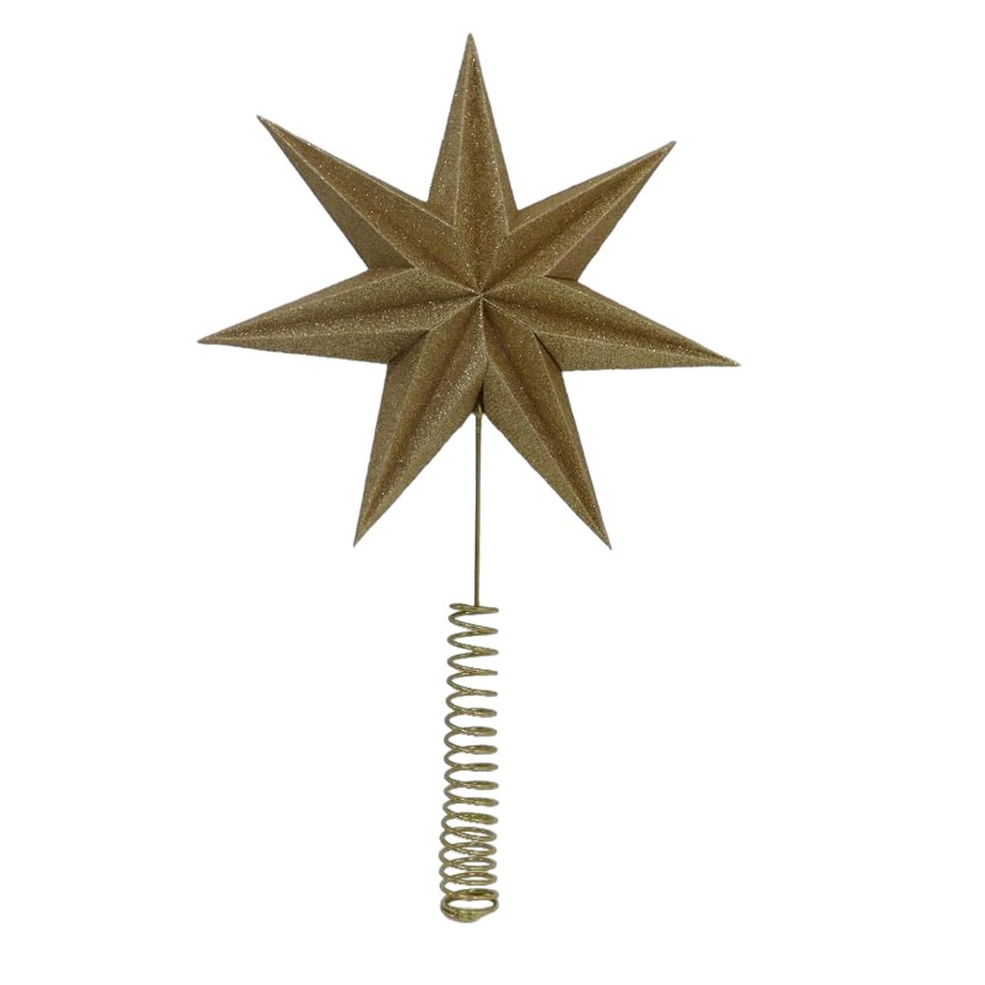 Fsc Mill Made Paper Tree Top With Gold Ground Glitter & Gol - 200-810002