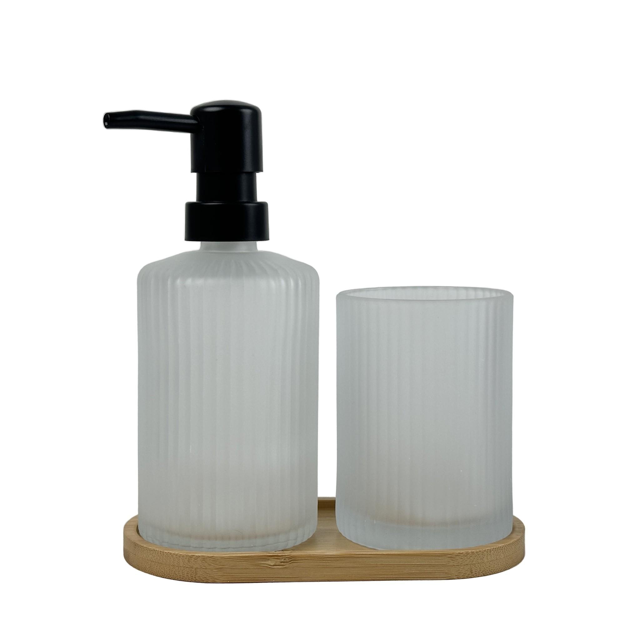 JUEGO D/BAÑO 300ML 16X8.5X18CM - 200-8700157