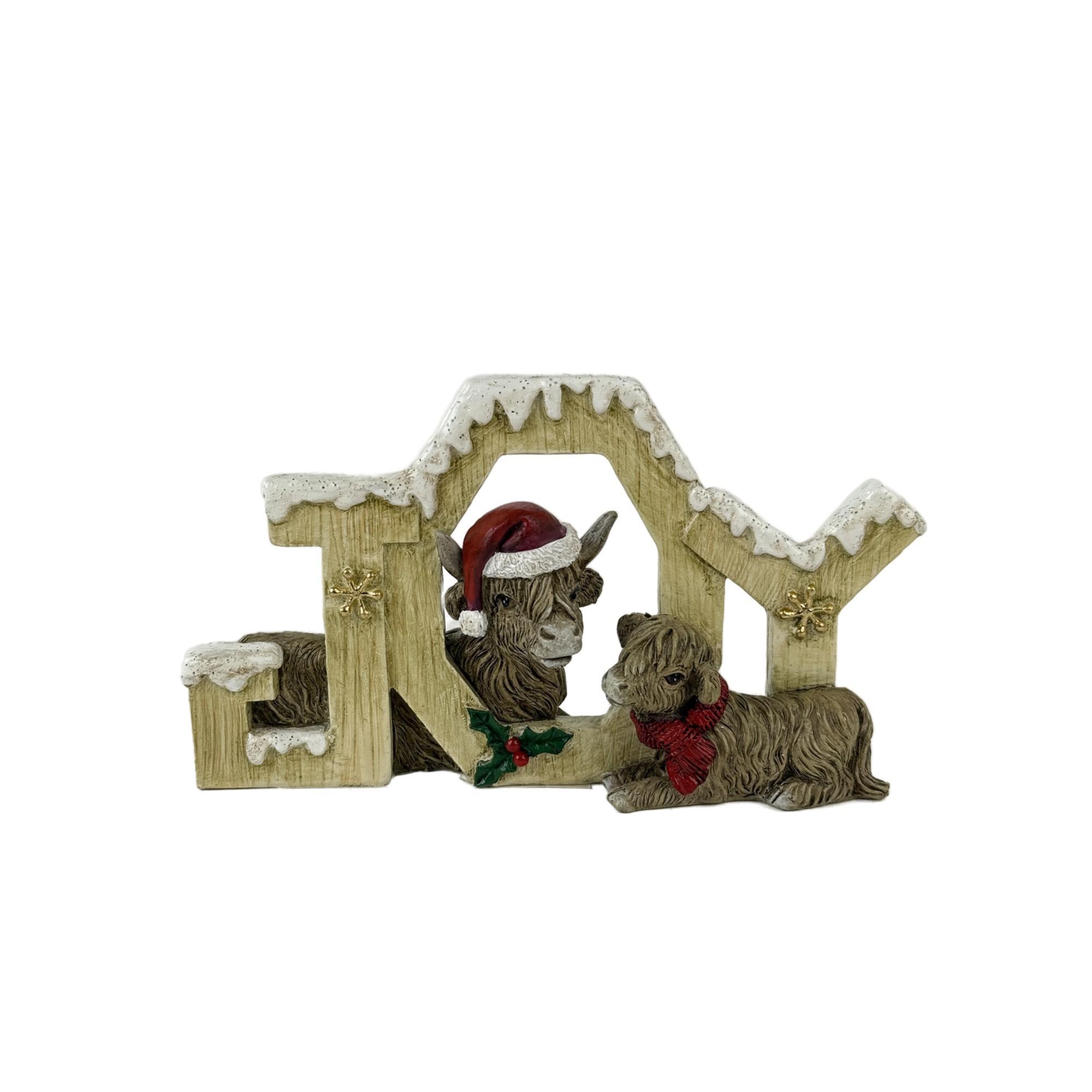 VACA DECORATIVA DE POLIRESINA - 201-0100355