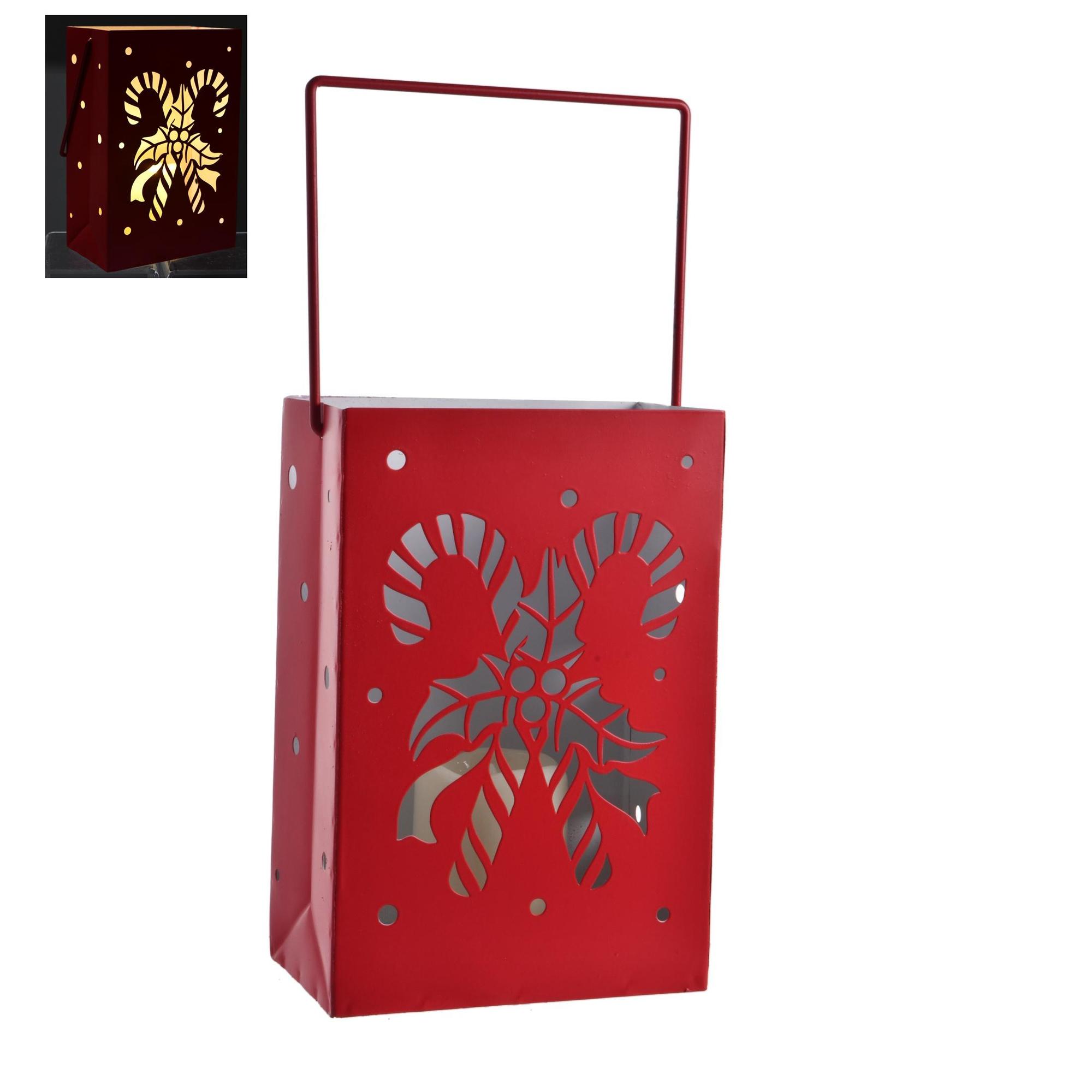 ORNAMENTO C/LUZ 16,5X9,5X23,5 CM/O - 201-0400018