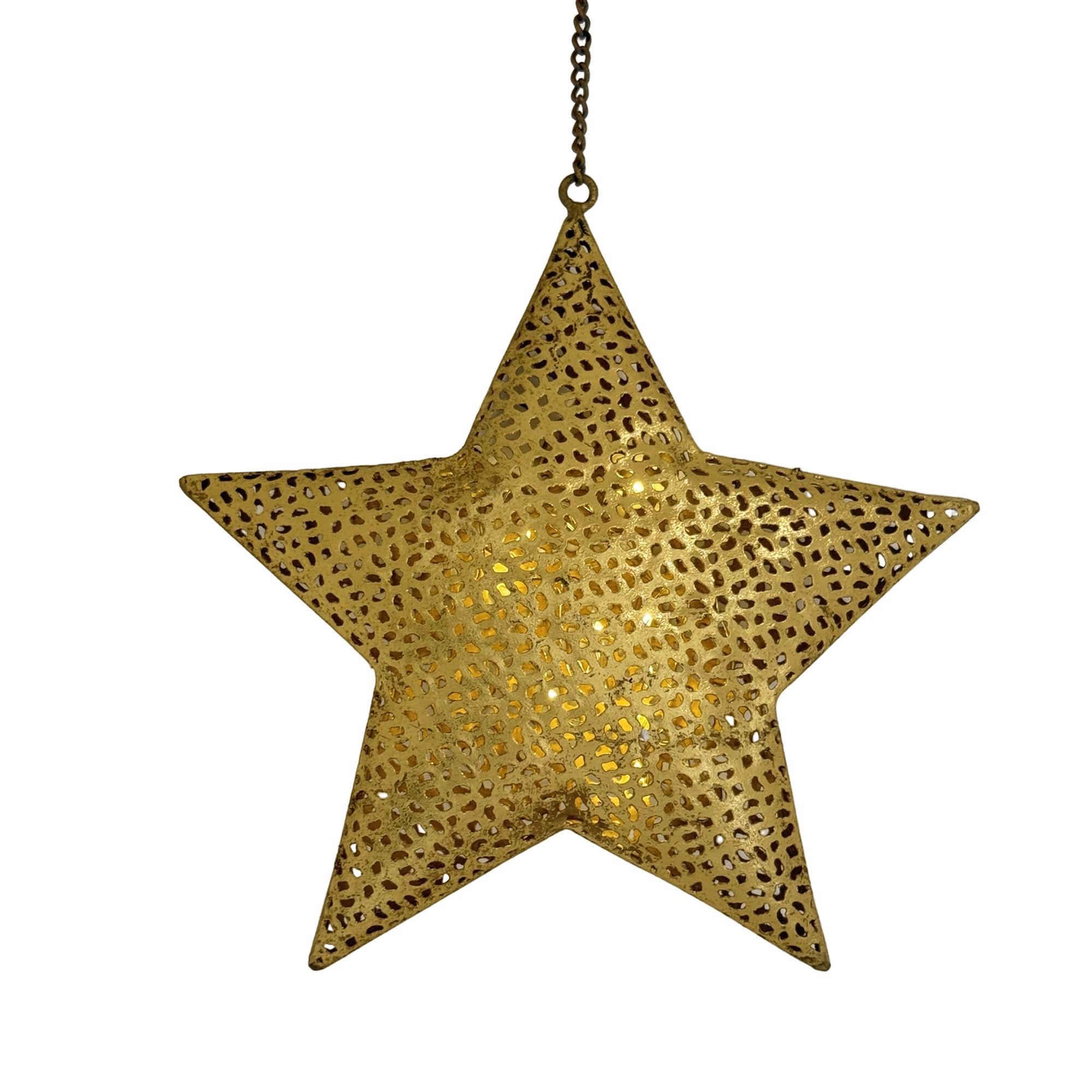 COLGANTE ESTRELLA C/LUZ A/BAT - 201-0500186B