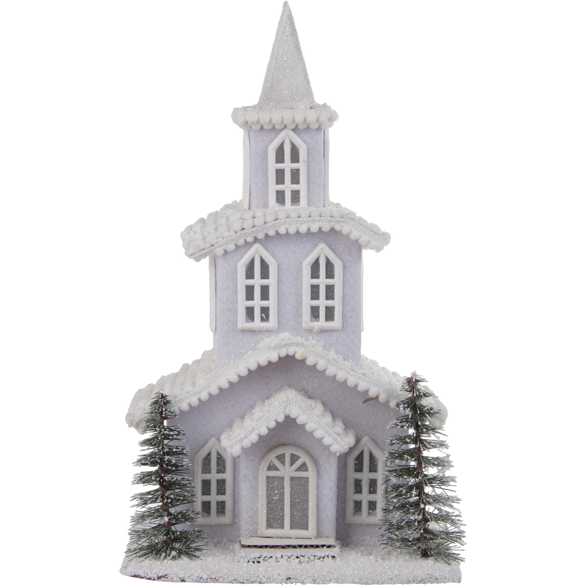 CASA C/ LUZ LED 19x16.5x33cm - 201-2200010