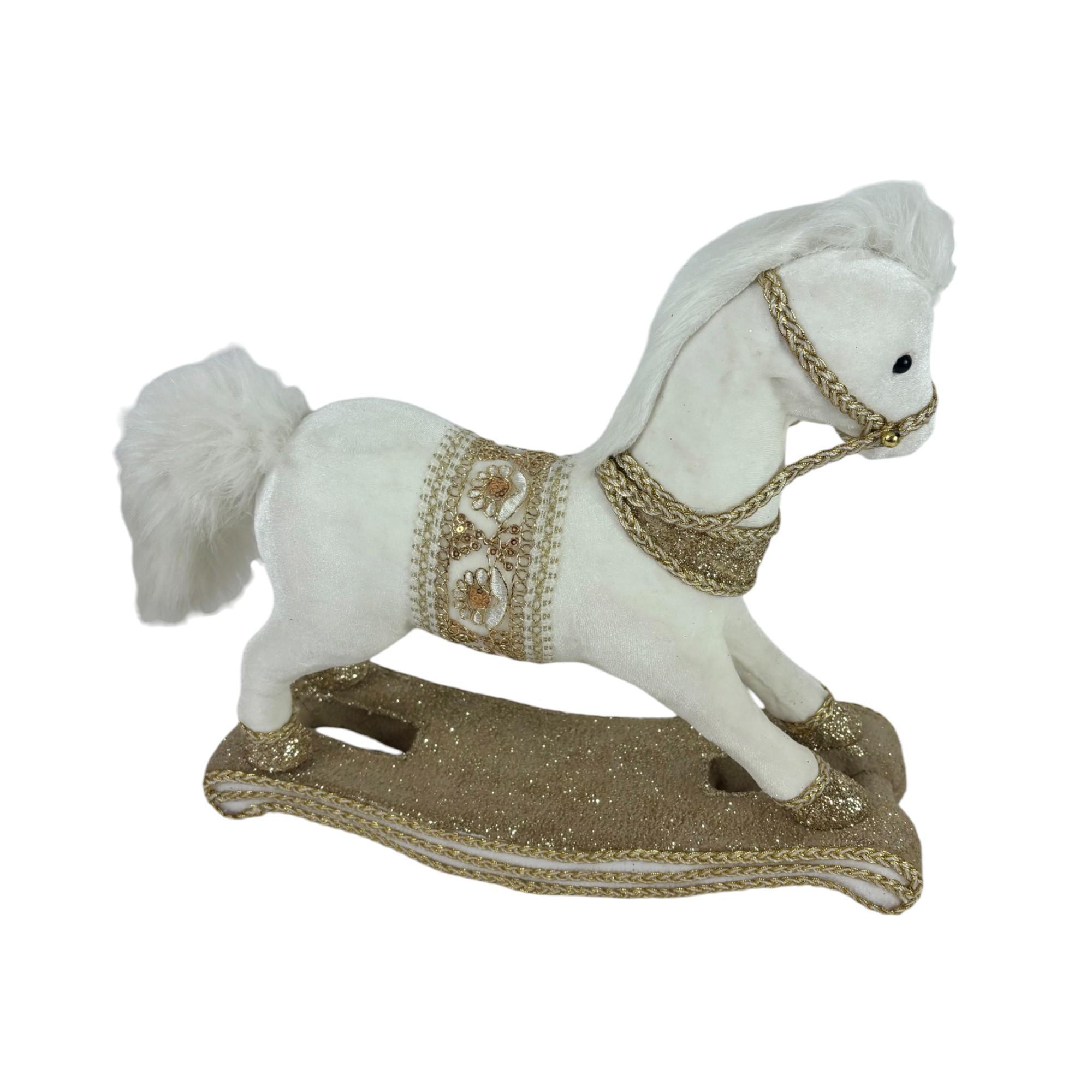 CAVALO DE DECORAÇÃO 40X12,50X33 CM - 201-2200278