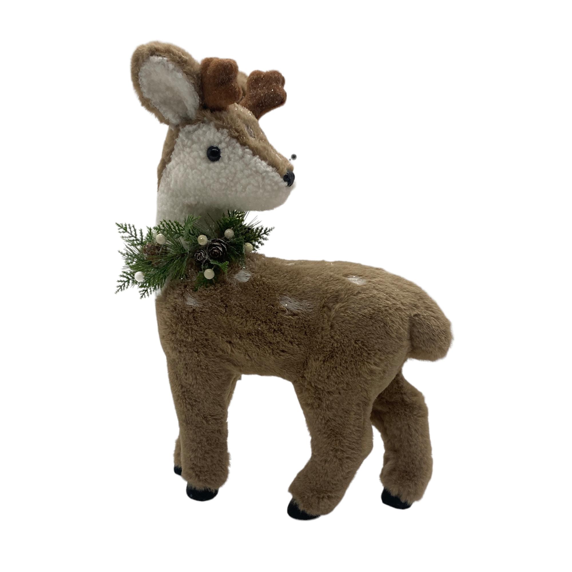 ARTIFICIALFUR  STANDING DEER - 201-2300188