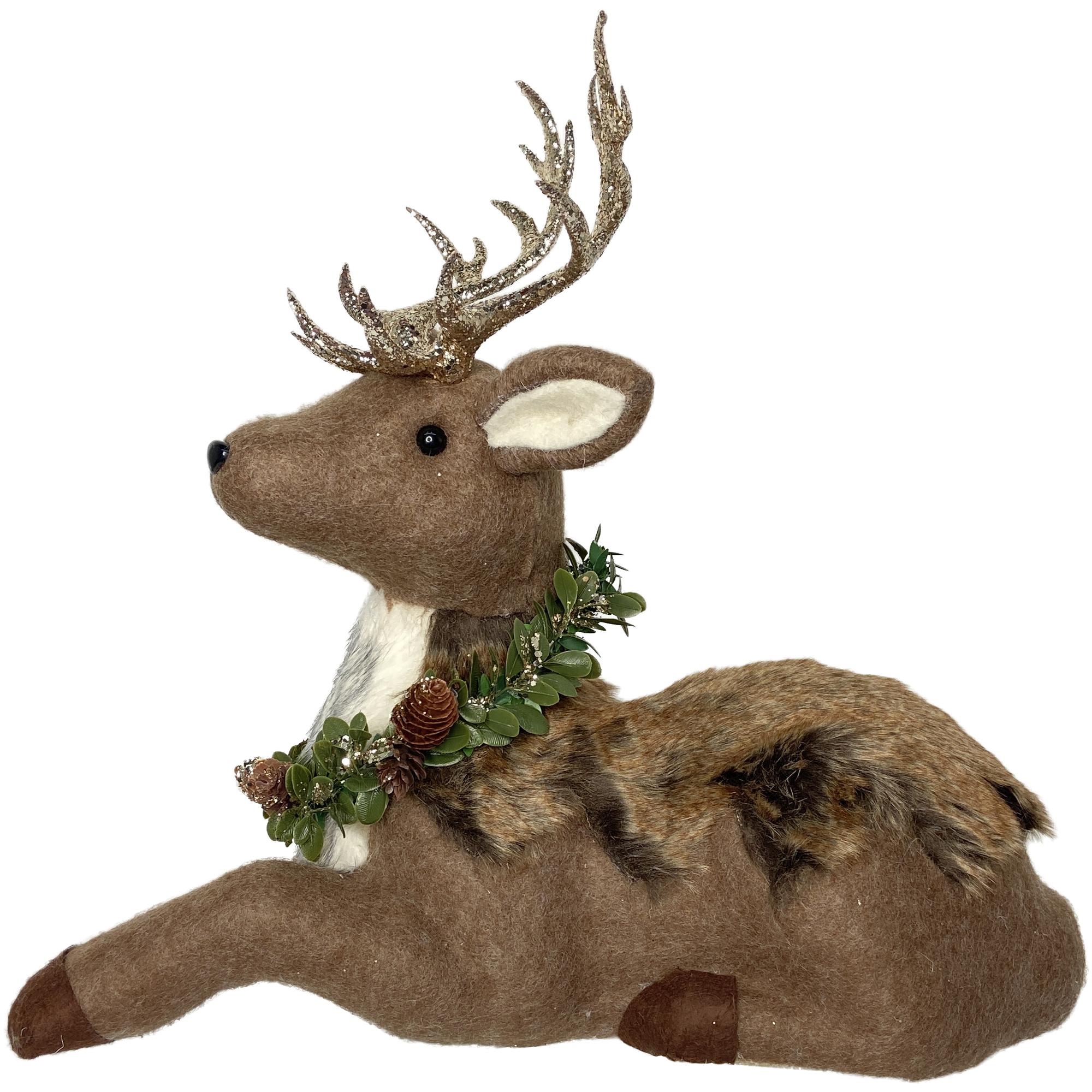 REINDEER DECOR 41X22X41CM - 201-3700049