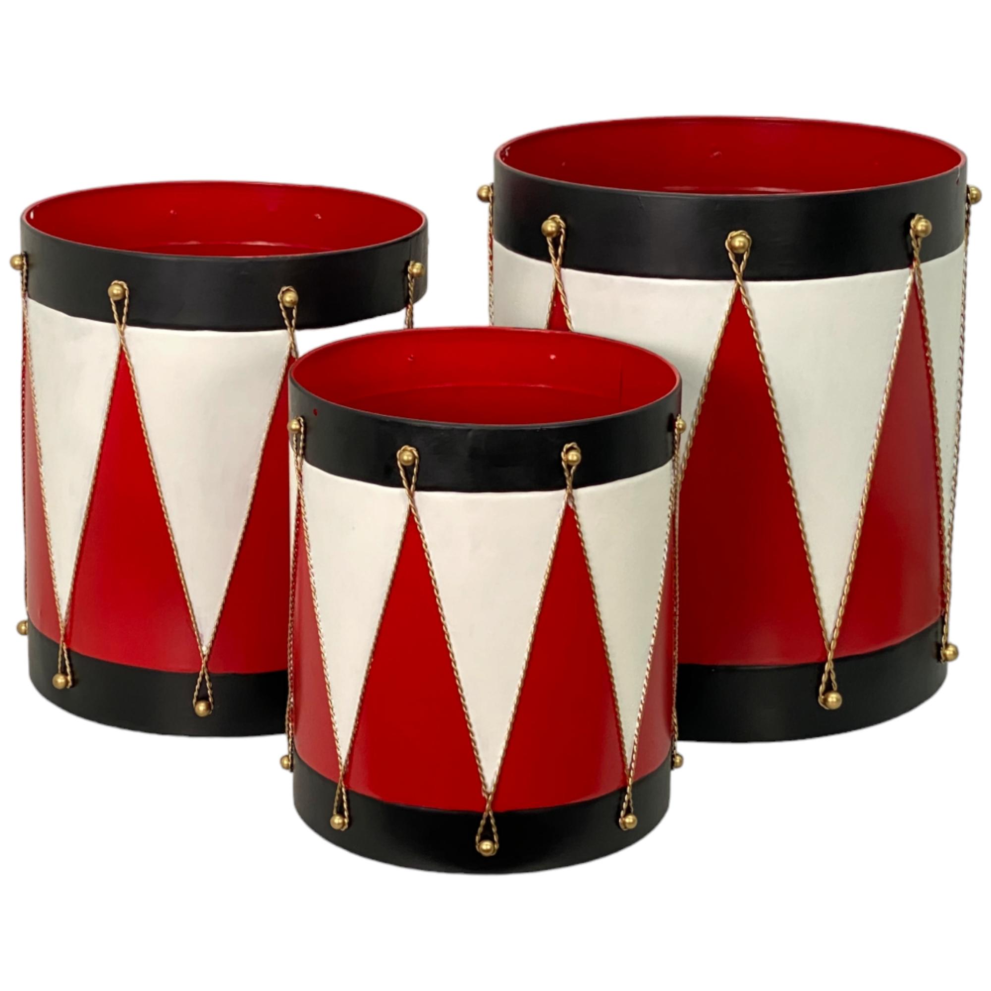 TAMBORES JG DECOR 3 PEÇAS 48,2X48. - 201-4600058