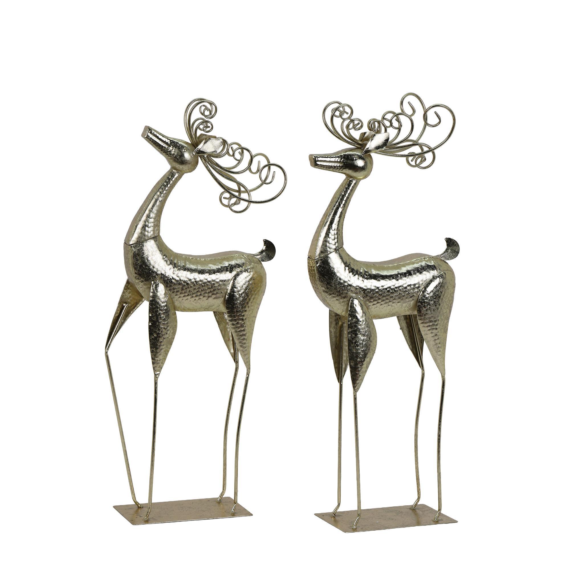METAL DEER DECOR - 201-4600138