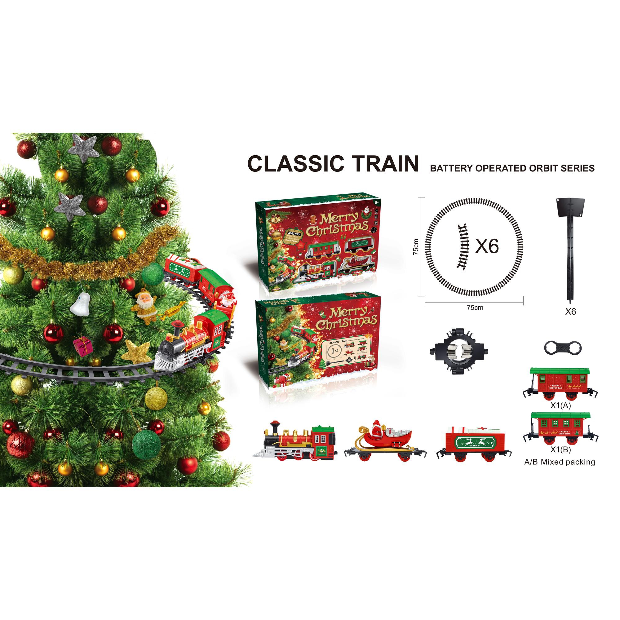 XMAS TREE TRAINS WITH LIGHTSOUND - 201-7800036