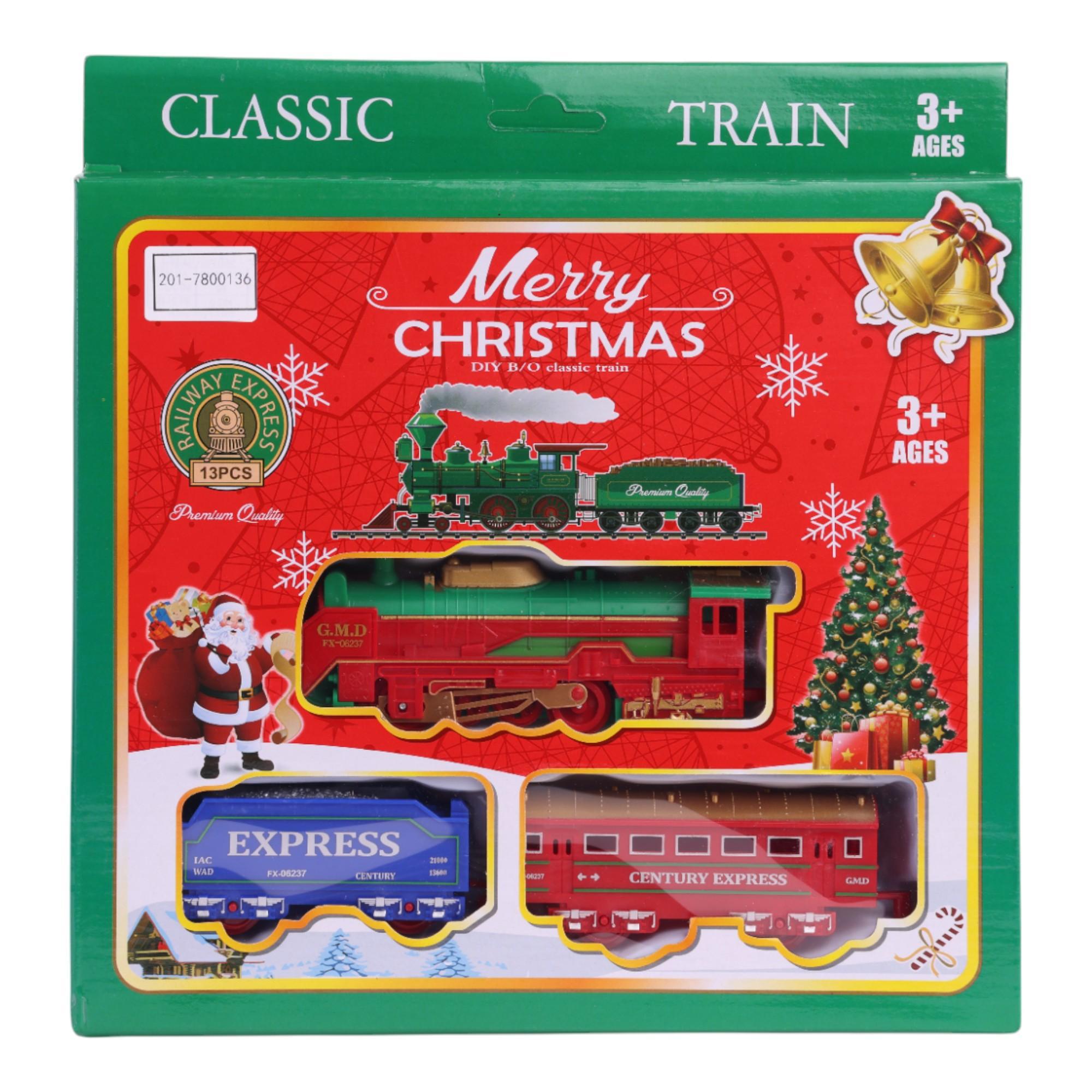 Christmas train with light 13pcs - 201-7800136B