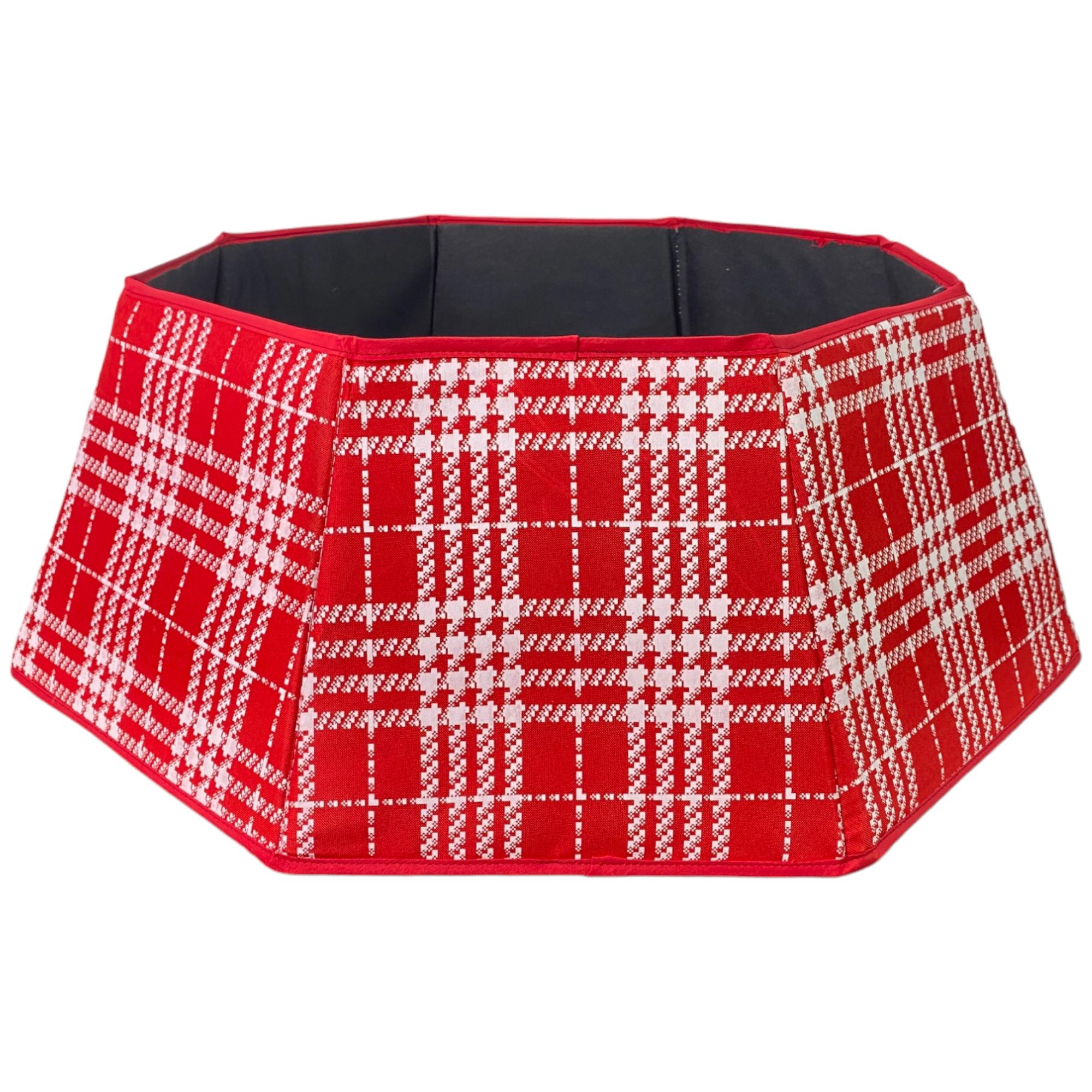 FOLDABLE TREE BASE COVER WITHCHECKER PRINTING - 201-8900491