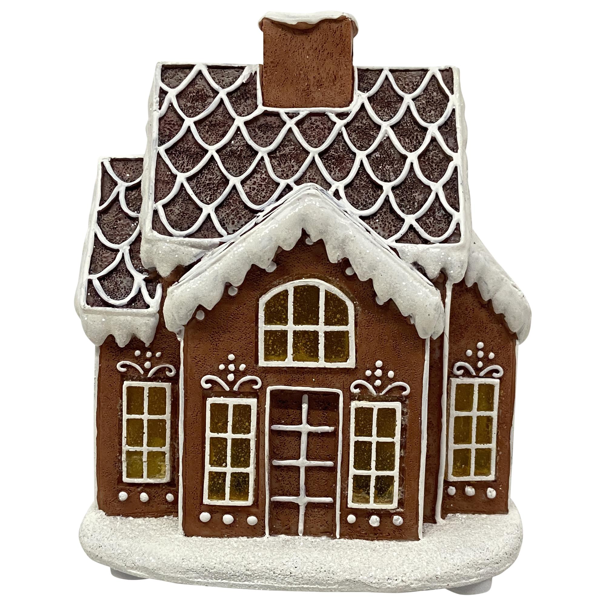 6'' BAKERY HOUSE W/LED LIGHT(USE 3X1.5VAAA BATTERYNOT INCL - 201-9400054