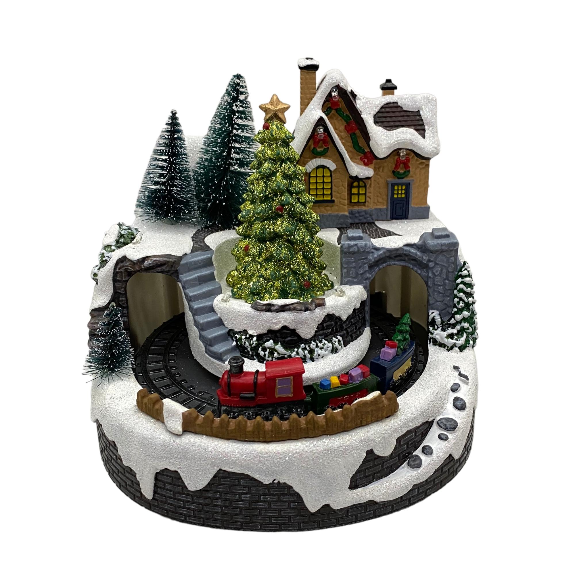 PLASTIC HOUSE W/LED LIGHT ANDMOVEMENT (USE 3PCS 1.5V "AA" B - 201-9500040