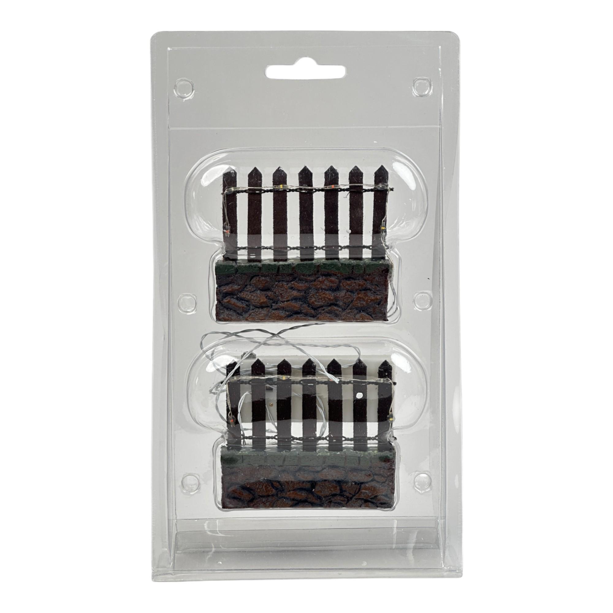 LIGHT FENCE(BROWN) SET OF 2 - 201-9700183B