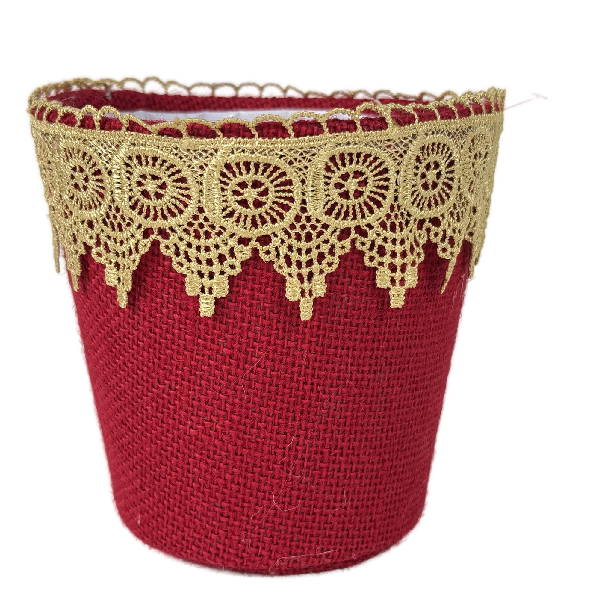 CESTA DE DECORAÇÃO 12.5X12.5X12CM - 202-0300036