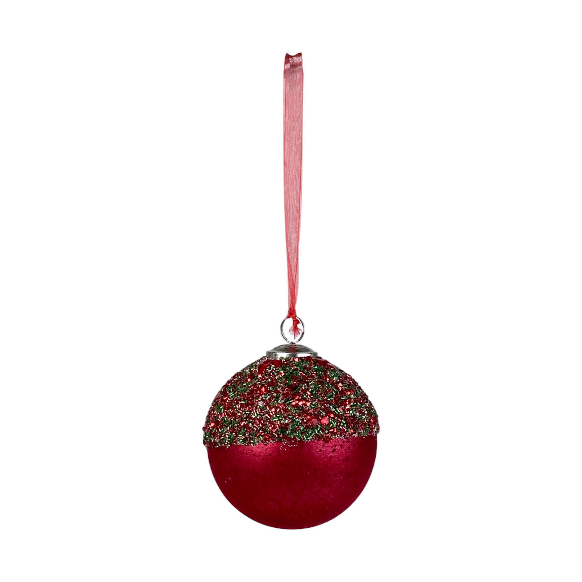 Glass Hanging with beaded work - 202-1400018