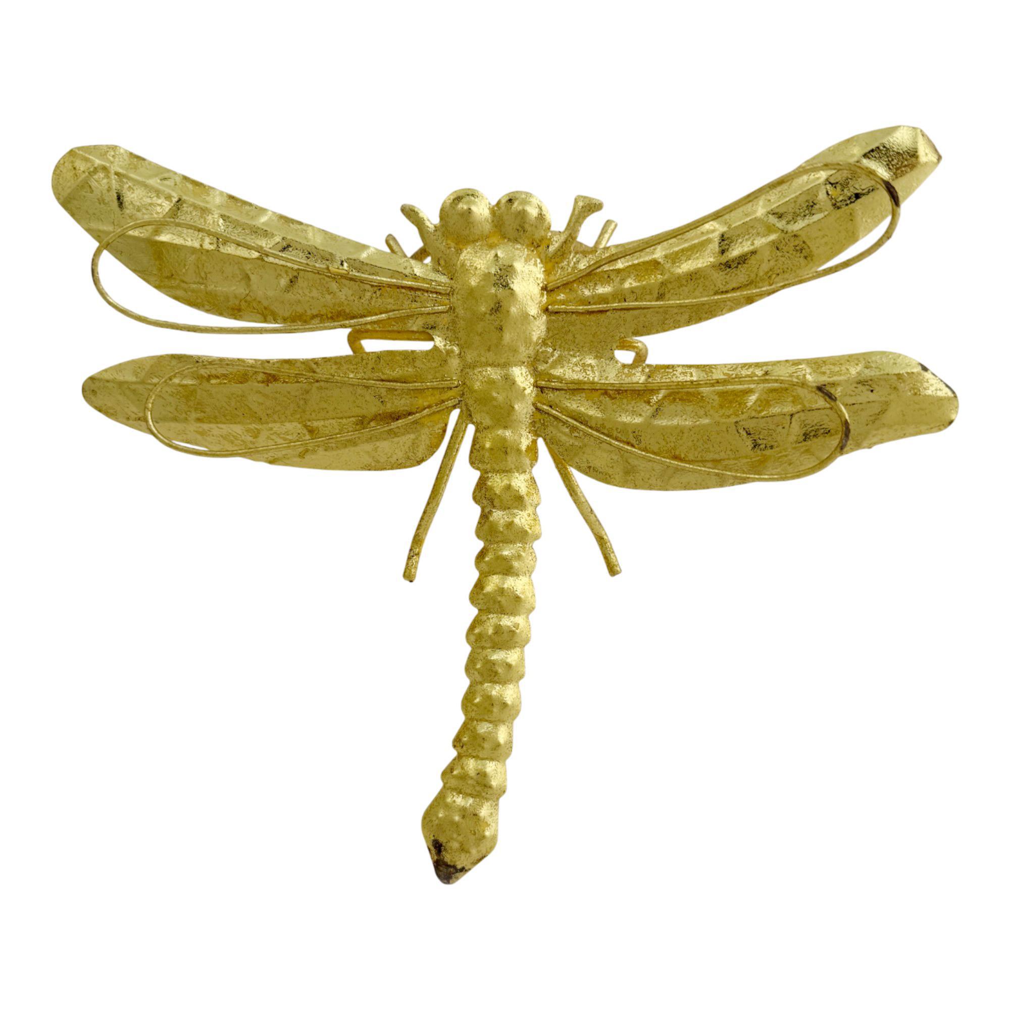 METAL DRAGONFLY DECORATION - 202-1600054