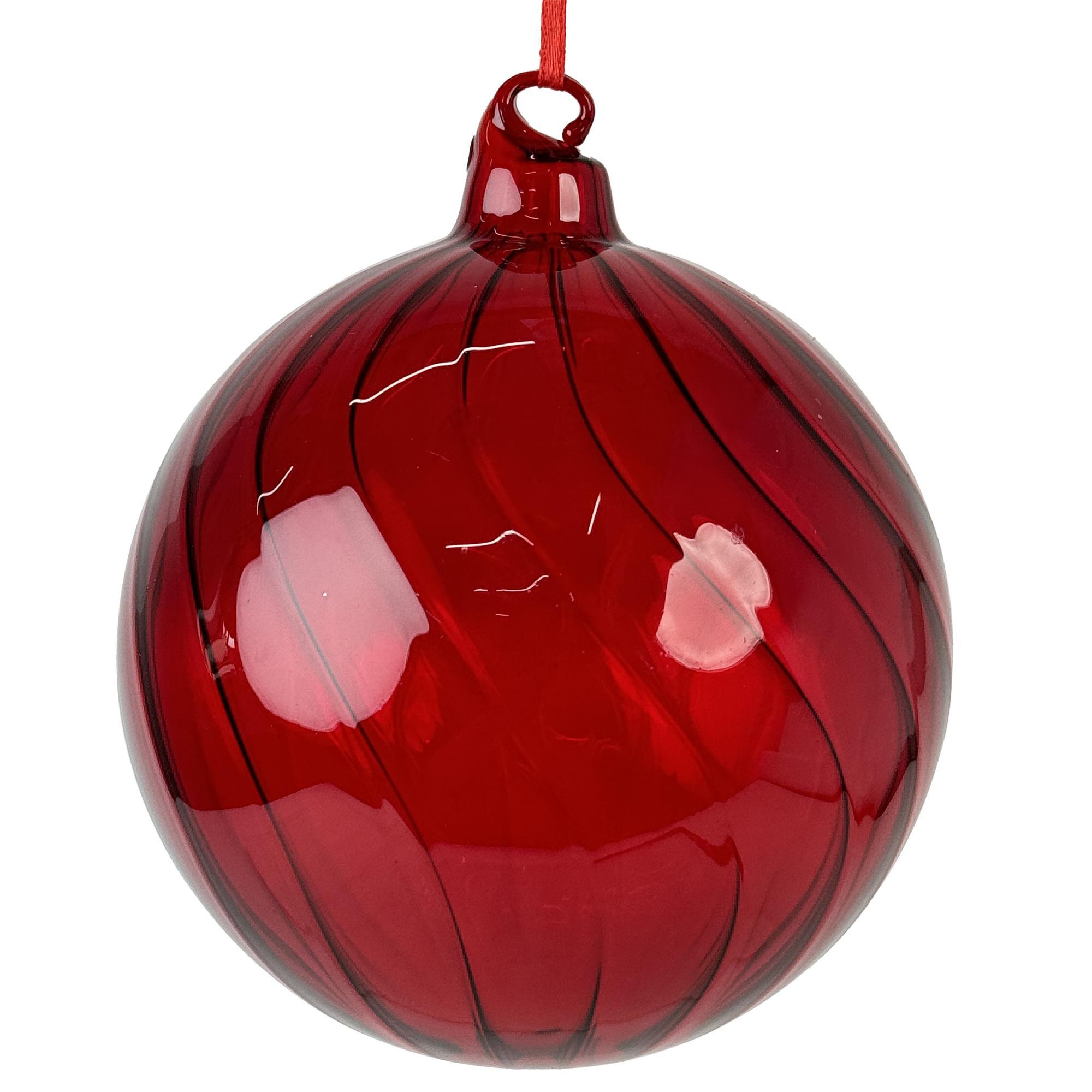 GLASS BALL HANGING DCOR - 202-3400001