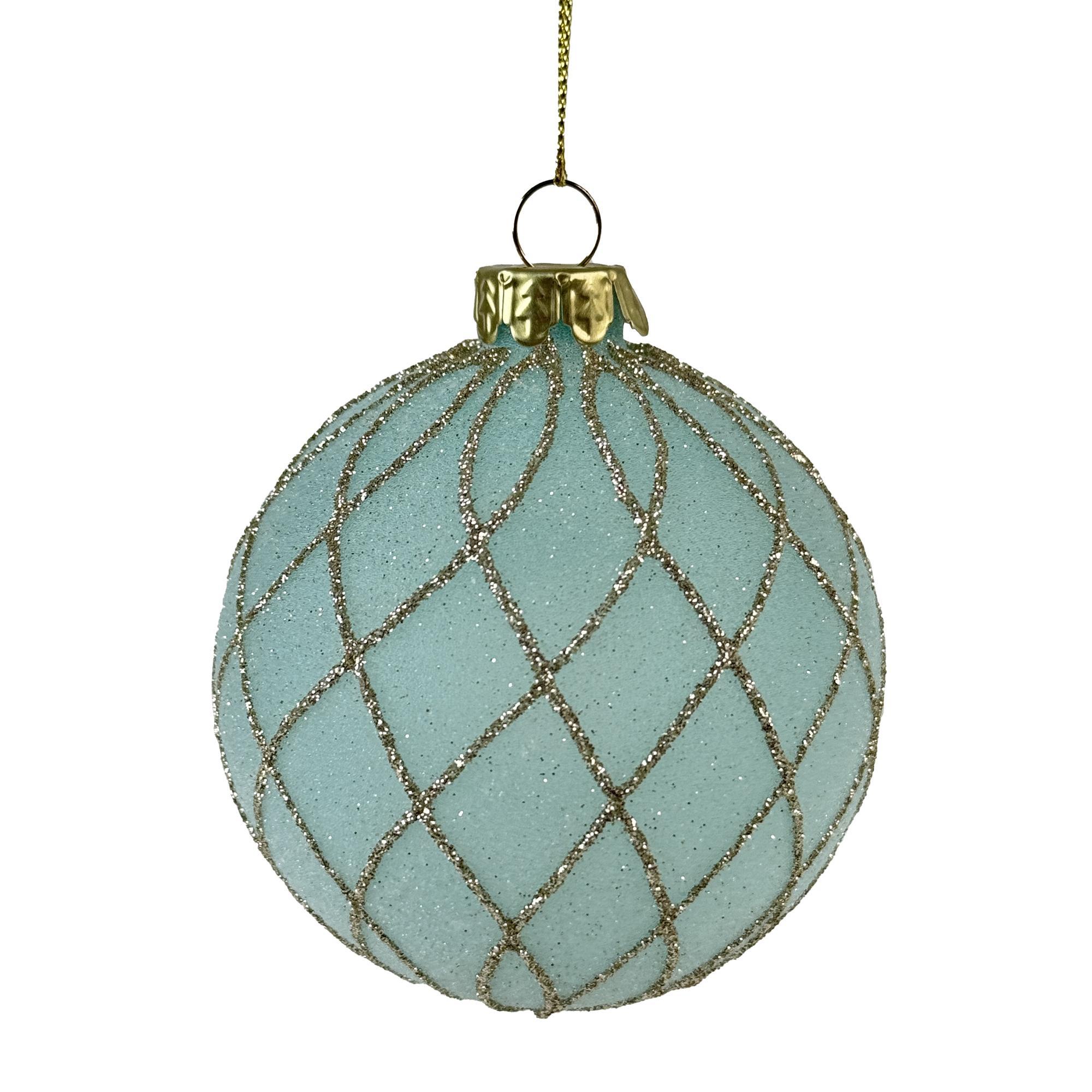 GLASS BALL HANGING DCOR - 202-3400004