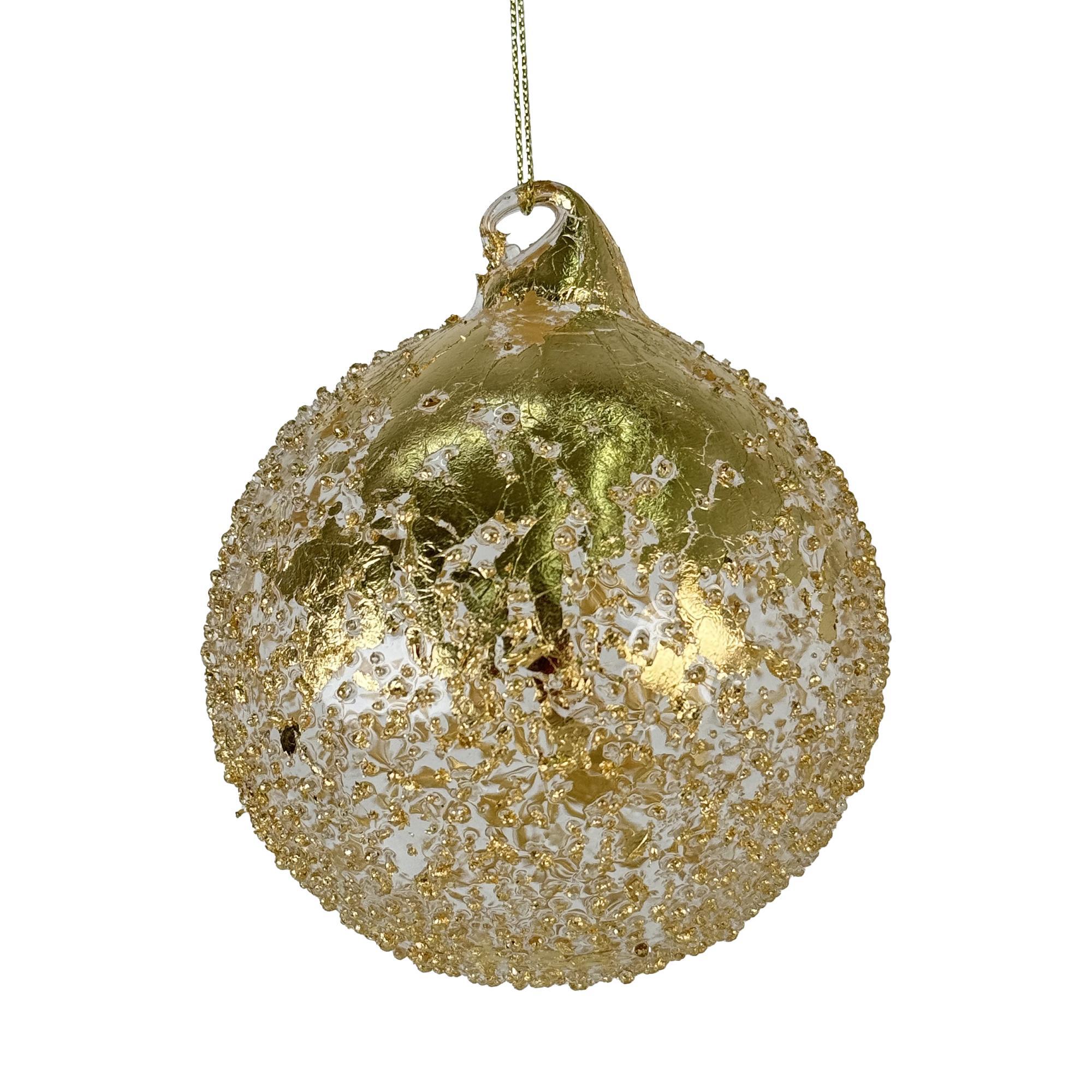 GLASS BALL HANGING DCOR - 202-3400019