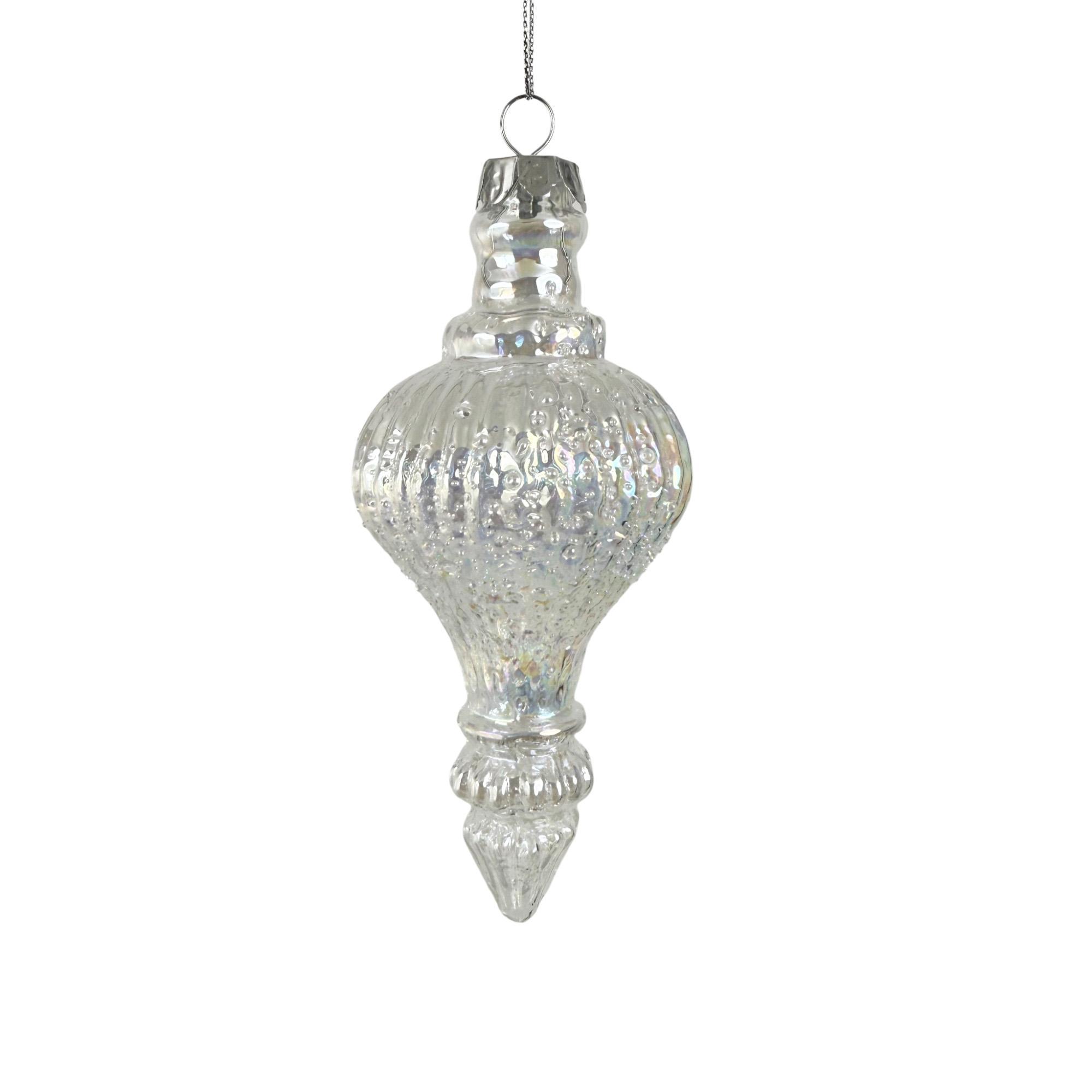 FINIAL DE VIDRIO COLG. 6X6X16C - 202-3400069