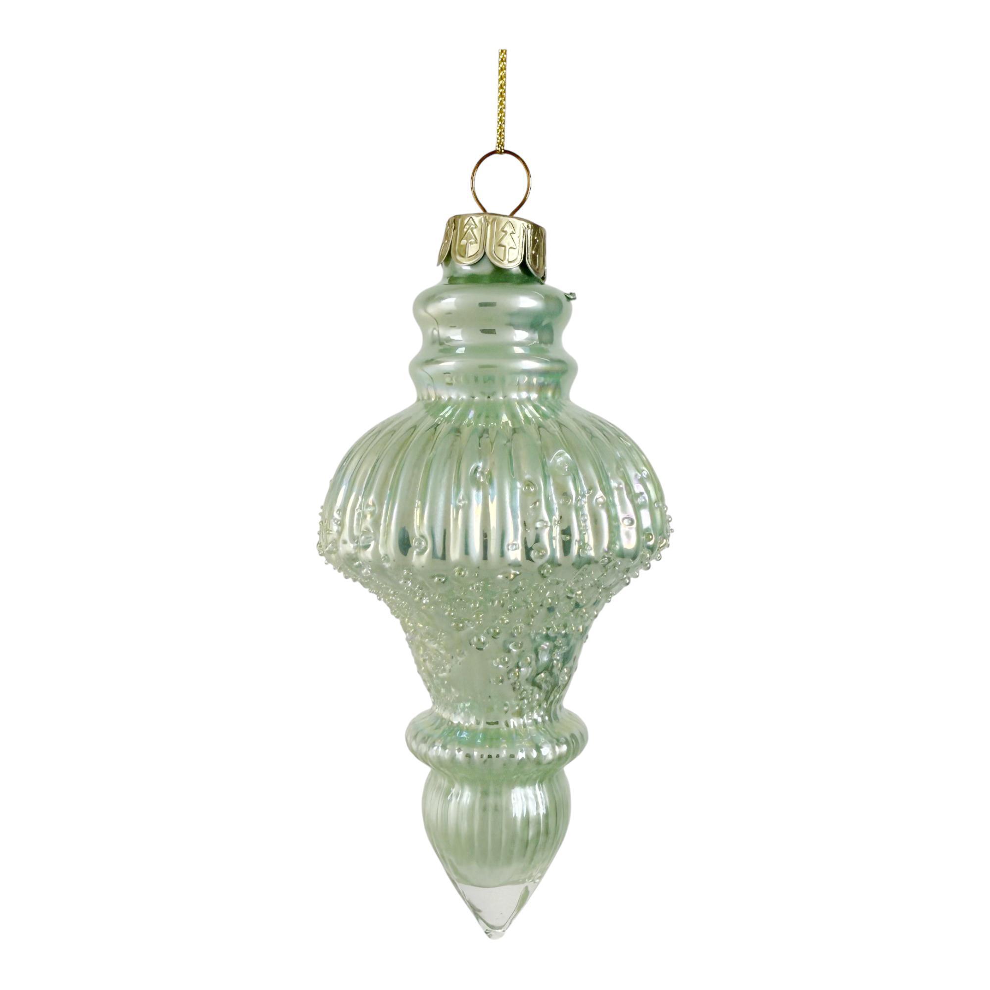 FINIAL DE VIDRIO COLG. 6X6X15C - 202-3400094