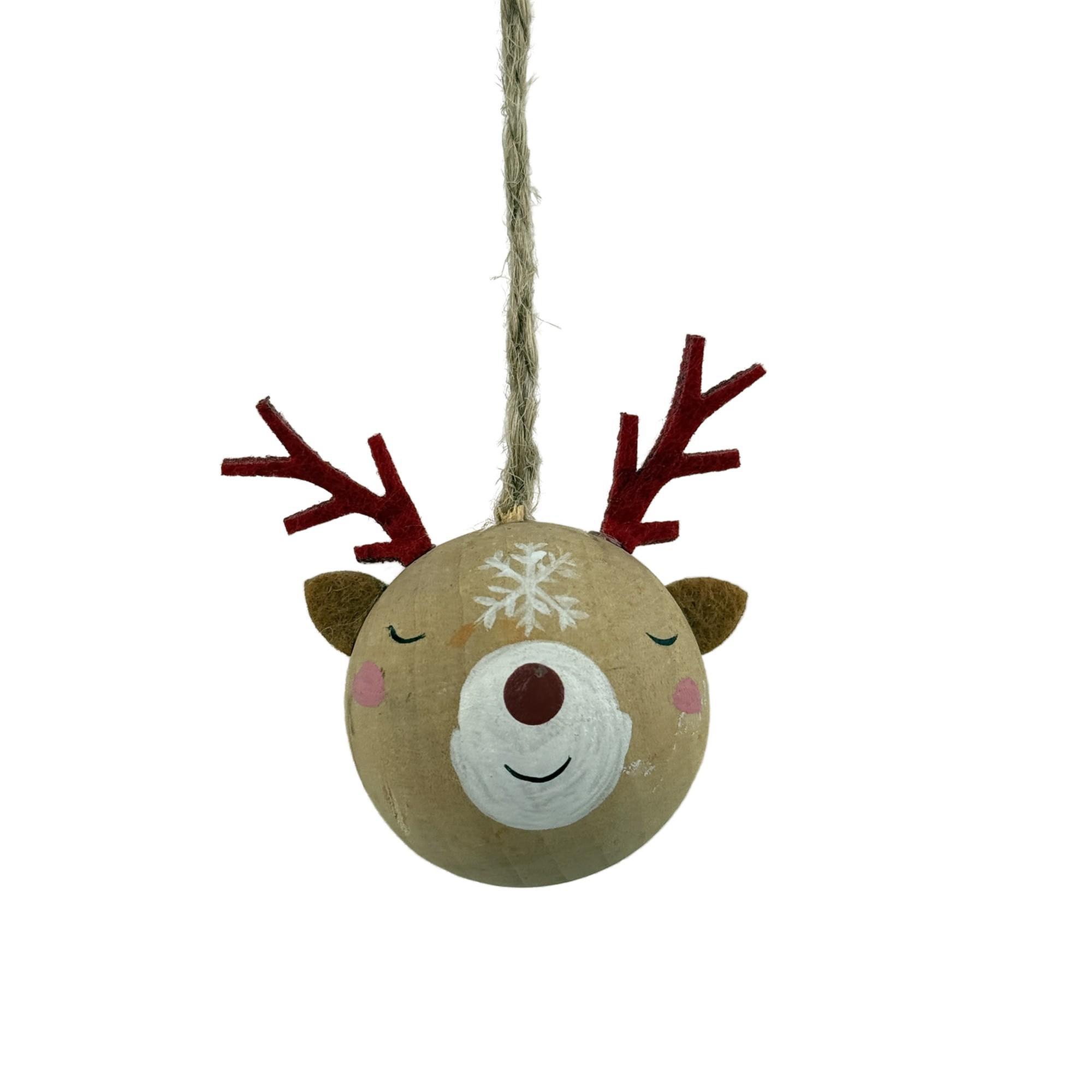 WOODEN DEER HANGER - 202-4900121