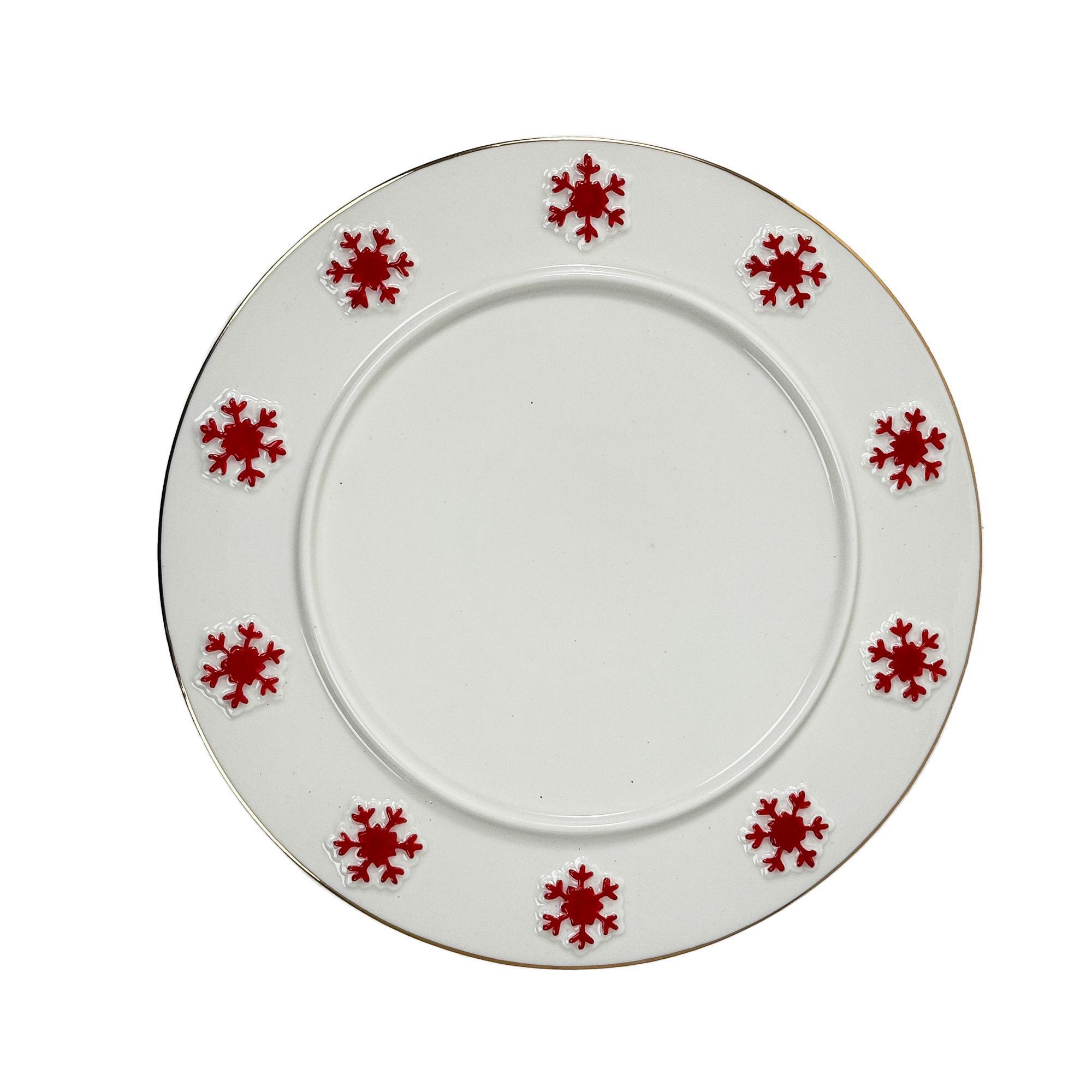 PLATO CERÁMICO 25.5X25.5X1.5CM - 202-6000017