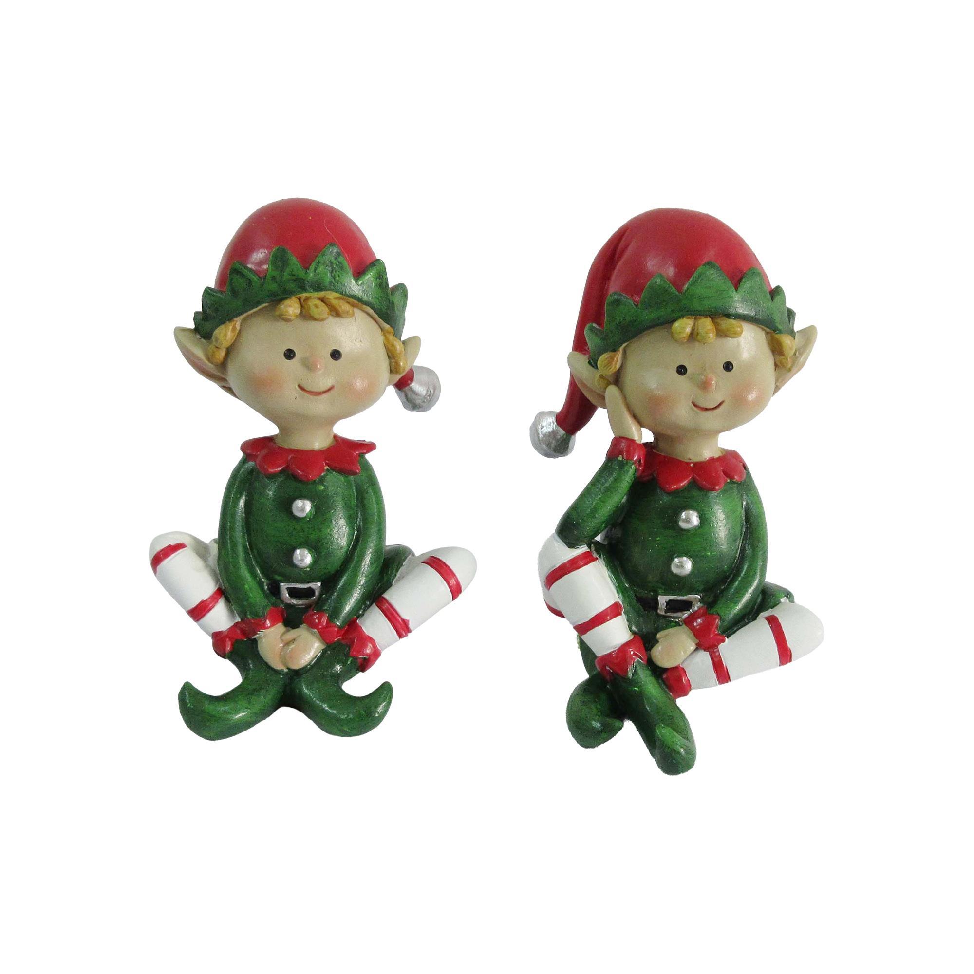 DECORAÇÃO DE DUENDES 2 SURTS 5X4X7,5CM - 202-6100009