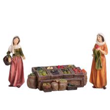 KG VILLAGER C/FRUIT 3PZFIG:15CM - 030-492899