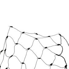 150/L NET LT 1.4Mx1M WITH ENDCONNECTOR BULB: CLEAR W/GREEN - 034-39498/1