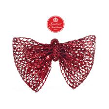 ORNAMENTO DE LAÇO VERMELHO 20X15X6CM - 045-382095