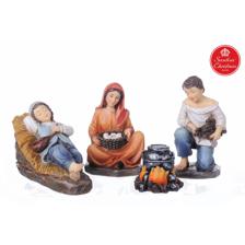 POLY 6" S/4 VILLAGERS - 068-498589