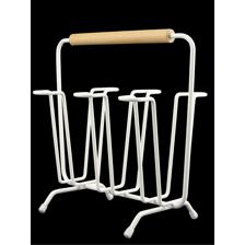 CUP HOLDER W/WOOD HANDLE - 082-112368