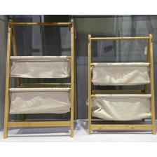 Single KD bamboo frame+ fabricbag  liner - 085-901825