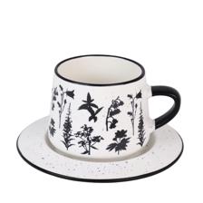 cup saucer spoon set - 087-610094