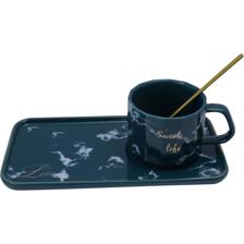 JG TAZA C/PLATO C/CUCHARA 3PZ - 087-880081