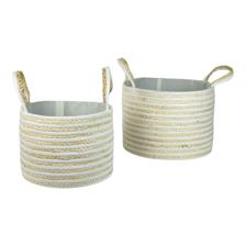 CESTA DE JARRA 2 PEÇAS 32X32X23CM - 088-920020