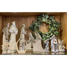 MDF/METAL S/5 NATIVITY SET - 100-0400078