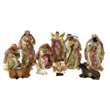 14" FABRIC NATIVITY SET - 100-4900512