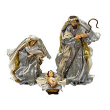 10" FABRIC HOLY FAMILY DCOR - 100-4900528