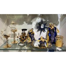 14" FABRIC HOLY FAMILY DCOR - 100-4900541