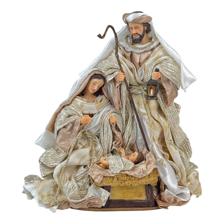 10" FABRIC HOLY FAMILY DCOR - 100-4900802