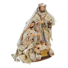 10" FABRIC HOLY FAMILY DCOR - 100-4900802