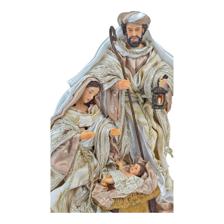 10" FABRIC HOLY FAMILY DCOR - 100-4900802
