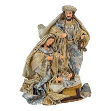 10" FABRIC HOLY FAMILY DCOR - 100-4900805