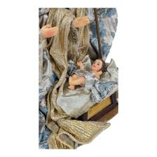 10" FABRIC HOLY FAMILY DCOR - 100-4900805