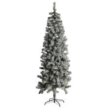5ft 260tipssnowflocked pvc Christmas tree wrapped tree - 110-0100062