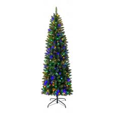 7FT QTY Tips PVC Slim Christmas tree with 450LED lights - 110-0400092/1