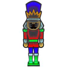 CASCANUECES C/LUZ 25X7X74.9CM - 120-0200003/1-BRZ